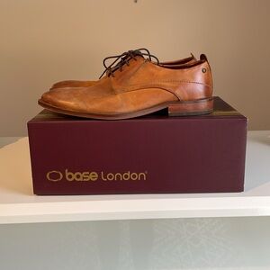 Base London Camel Leather Shoes